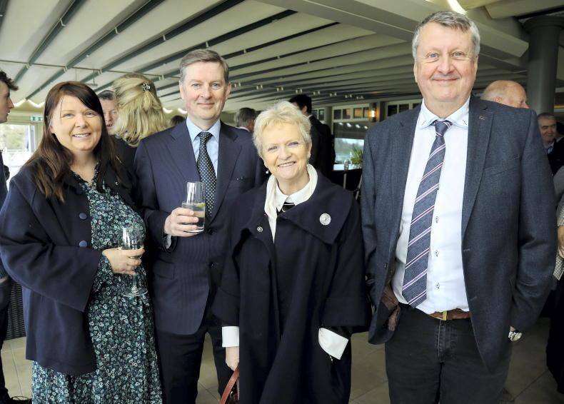 The Irish Field Awards - Paul Nolan, Emer Bermingham, Louise & Tony Parkes. Pix L O'Sullivan.